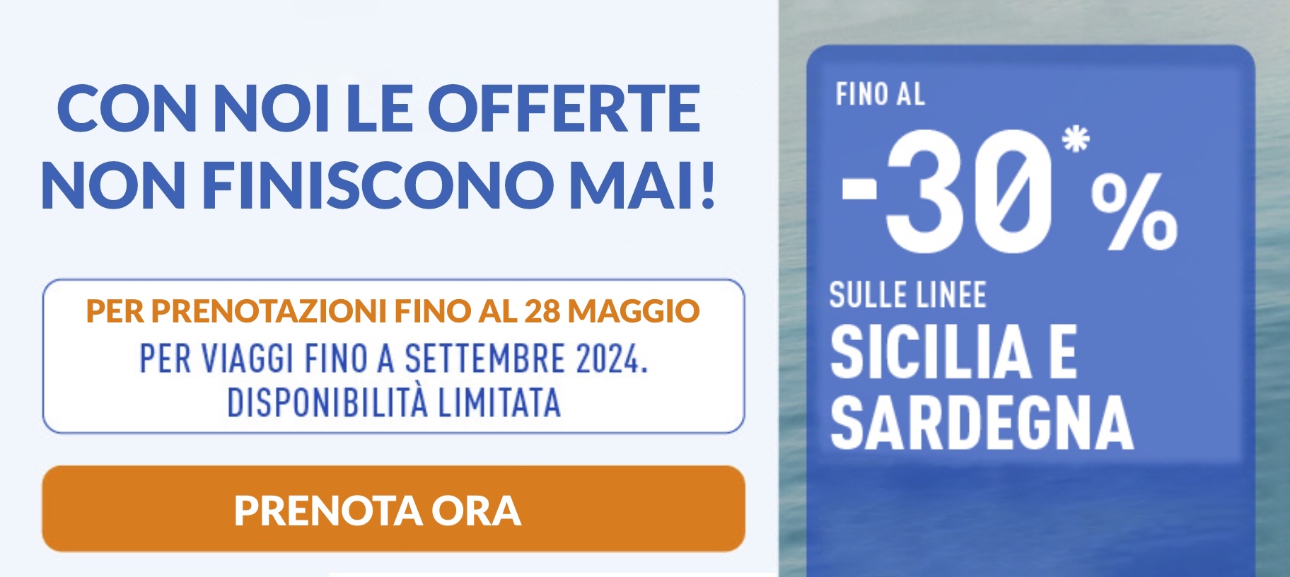 Sardegna e Sicilia Sconto sino 35%